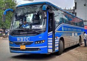 Bolpur Made Easy: New WBTC AC Volvo Bus Connects You to Tarapith and Kolkata!