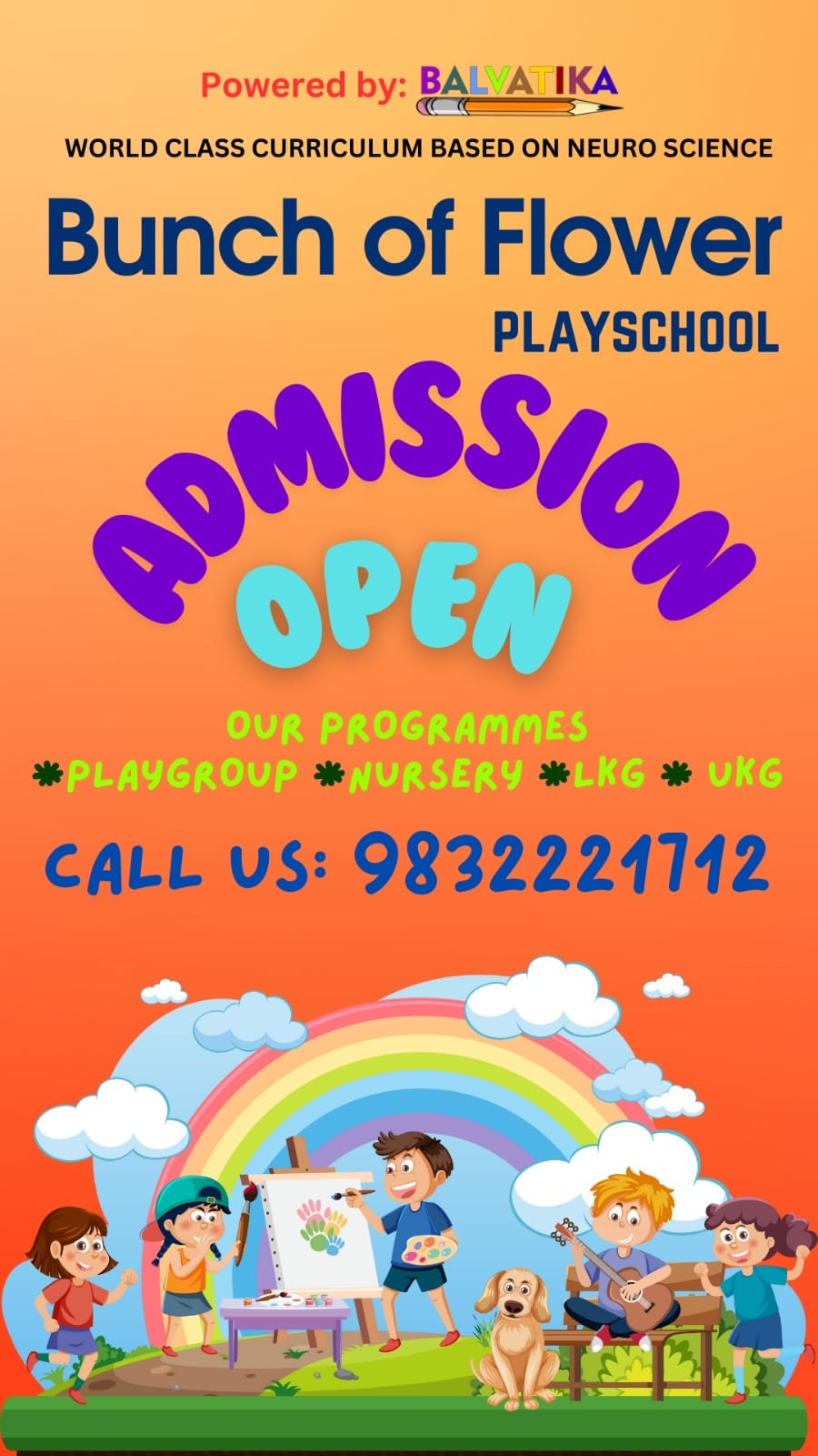 Bunch Of Flowers Play School