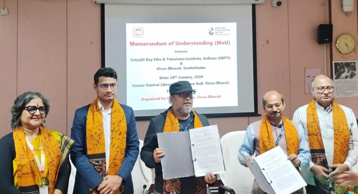 Visva-Bharati and SRFTI MoU