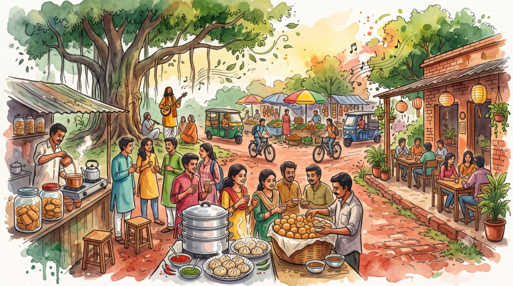 The Ultimate Santiniketan Food Guide: Street Food to Cosy Cafes