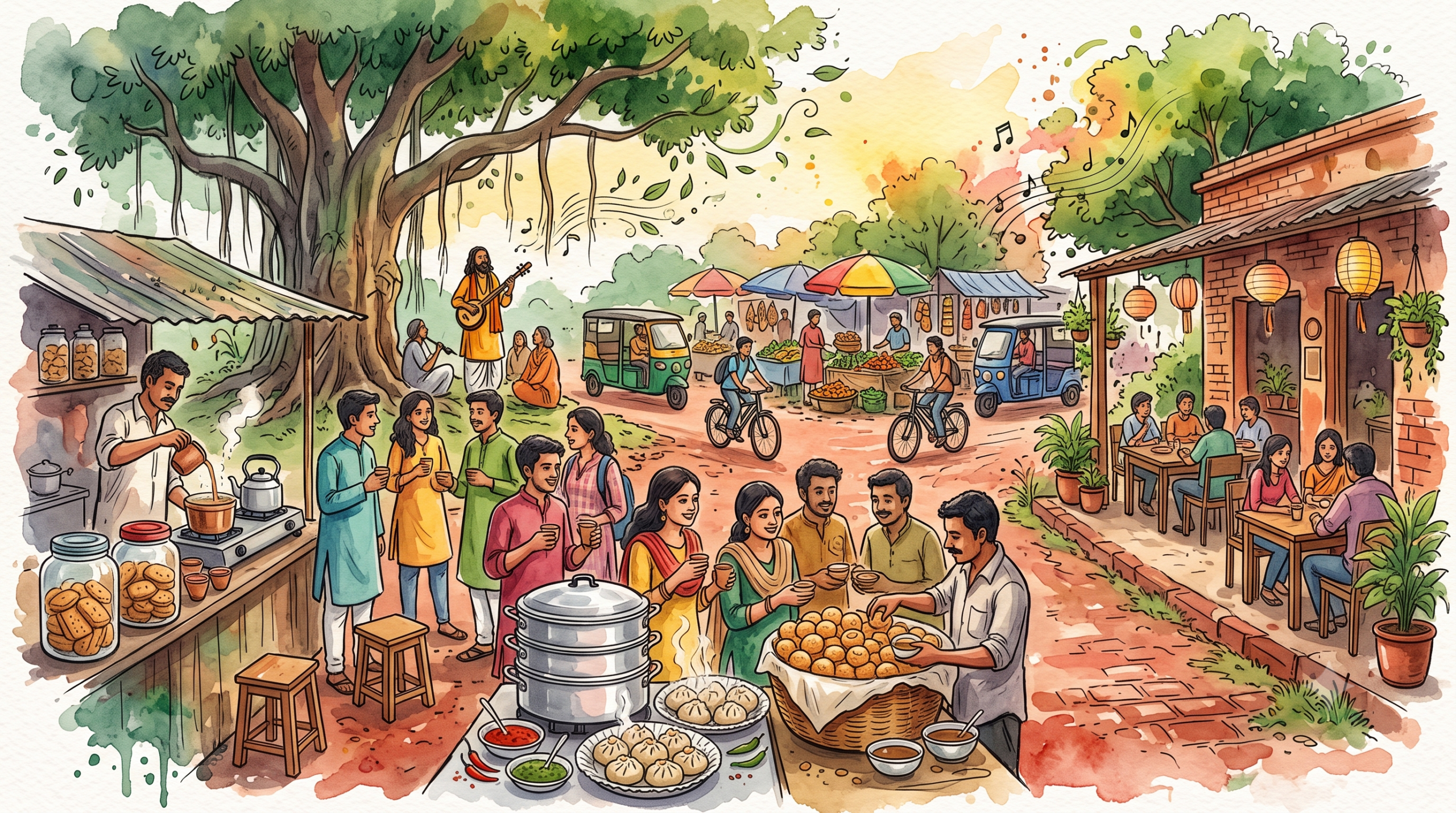 The Ultimate Santiniketan Food Guide: Street Food to Cosy Cafes