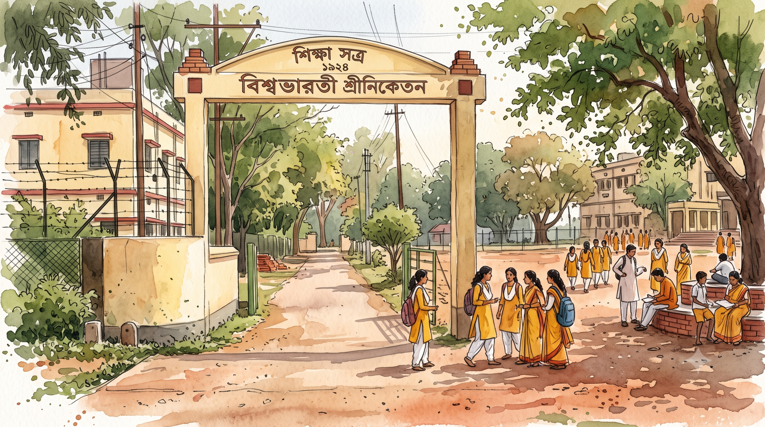 Sriniketan, Visva-Bharati, Siksha Satra, Education