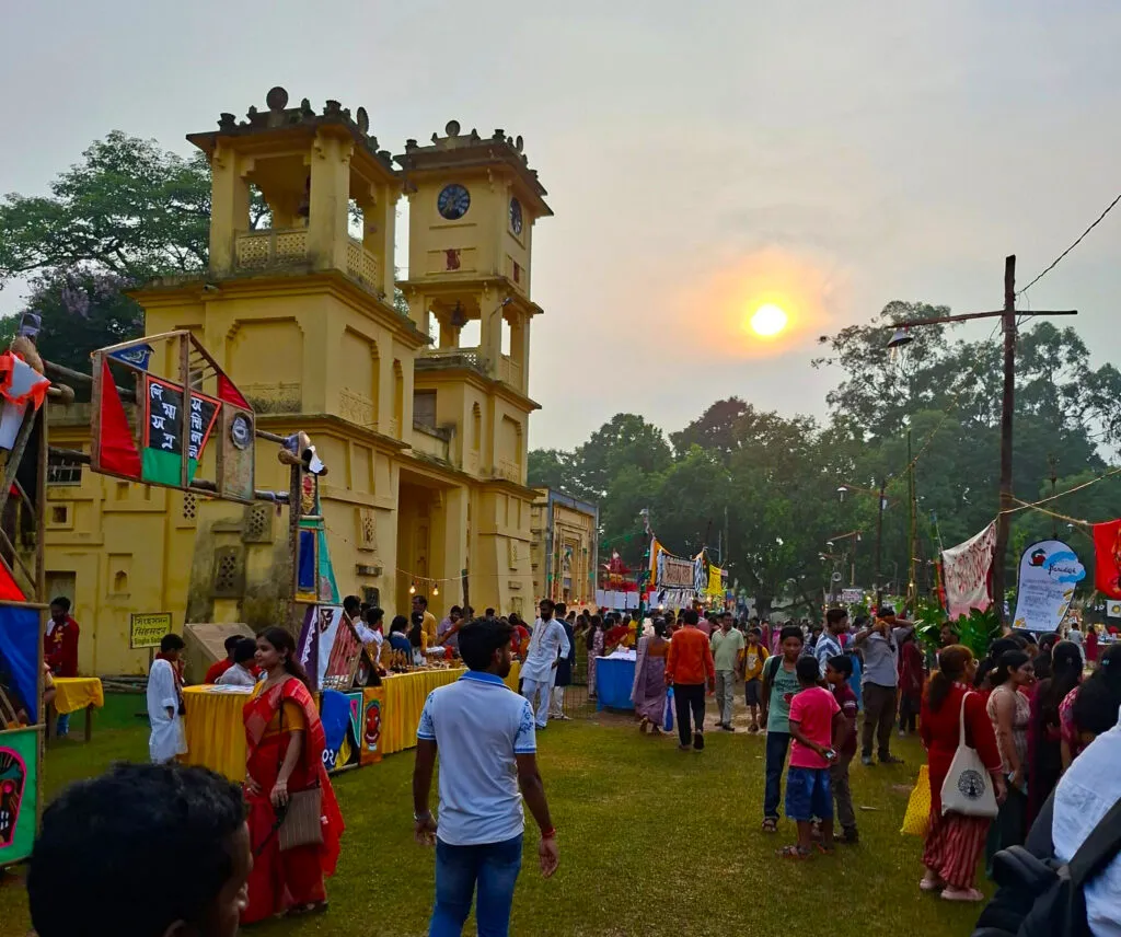 Ananda Bazar, Santiniketan, Visva Bharati