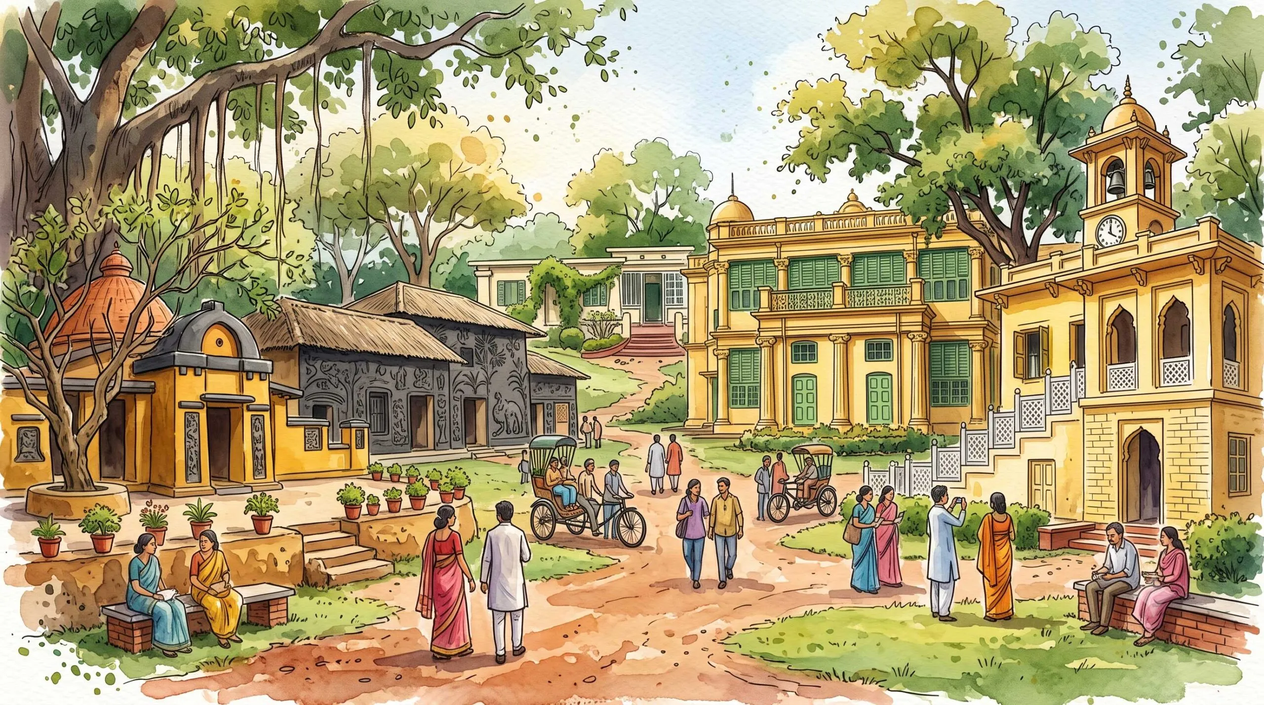 Heritage Houses of Santiniketan