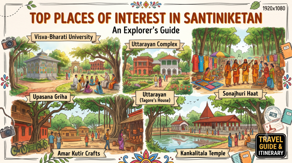 Top Places of Interest in Santiniketan